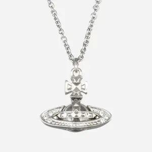 [비비안 웨스트우드]5F 63020160 P116 피나 스몰 바스 릴리프 목걸이 실버