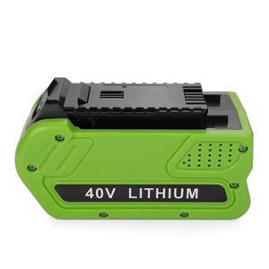 GreenWorks 40Volt G-MAX 29252 20202 22262 27062 21242 전동 공구용 교체 40V 8000mAh 리튬 이온 배터리