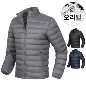겨울 경량 덕다운 집업 경량 패딩 자켓 점퍼 오리털 골프 트레이닝 하이넥