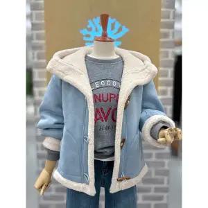 [레코브](타임스퀘어점패션관)토글버튼 후드 무스탕(LC61EZMT602X)