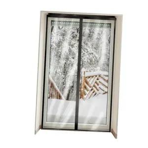 비닐 방풍 커튼 현관문 바람막이 단열 자석 방풍 비닐 커튼 외풍 차단 투명 문자석 문풍지 중문 복도