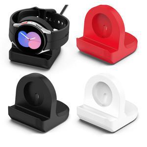 삼성 갤럭시 워치 8/7/울트라/6/5 프로 46mm 44mm 40mm 클래식 47mm용 도크 충전 스탠드 베이스 홀더 USB 전원 케이블 지원