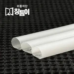 [창틈이][문틈이 소형 세트 2.4m 반투명 3ea] 현관문 방화문 외풍 틈새 미세먼지 소음 벌레 차단 문풍지