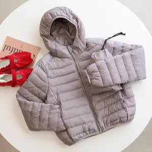 [잇수다] 리잇펀 후드 웰론 경량 패딩 집업 점퍼 (파우치 세트)