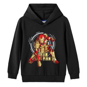 Iron Man 소년과 소녀 가을 겨울 긴팔 운동복 아동 의류