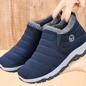 중년남자 안미끄러운 가벼운 겨울 운동화 기모안감 할아버지생신