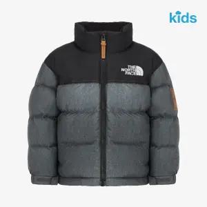 키즈 키즈 블루 눕시 자켓 (RDS) DARK_GRAY NJ1DR64T