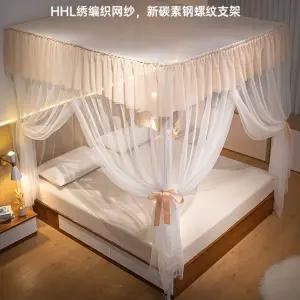 침대 접이식 침실장식 침실데코 캐노피 모기장 데코 싱글침대