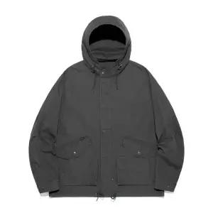 [정품] 리 Lee 자켓 아웃터 야상 패딩 후드 LEE 숏 피쉬 테일 점퍼 차콜