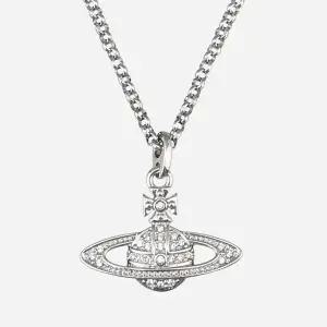 [비비안 웨스트우드]5F 63020086 P116 미니 바스 릴리프 목걸이 실버