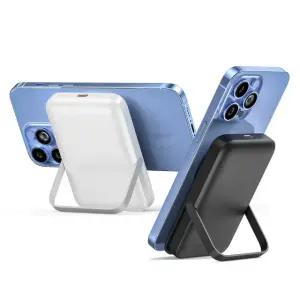 로랜텍 보조배터리2 스탠드 고속 무선충전 맥세이프 10000mAh 화이트