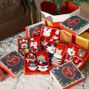 크리스마스양말 수면양말 성탄절 윈터삭스 선물세트 4켤레세트