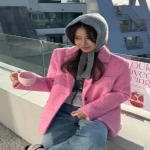 [다바걸][DB made] 베이슈헤어자켓