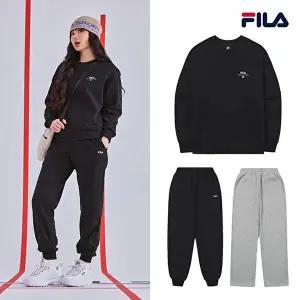 [휠라][FILA] 25FW 신상 휠라 여성 코튼 플리스 보아퍼 기모 셋업 (3종)