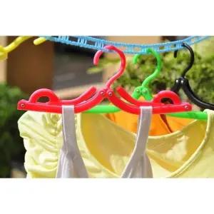 5p 접이식 매직옷걸이/흘러내림방지 여행용옷걸이