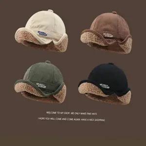 골덴 귀달이 모자 방한 겨울 패션 귀달이 군밤 모자 덮개