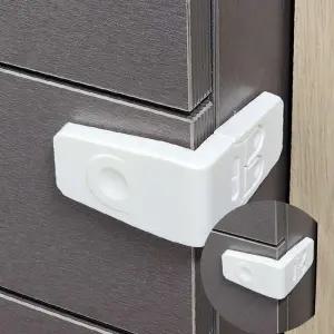 서랍고정 모서리 도어 안전 잠금 장치
