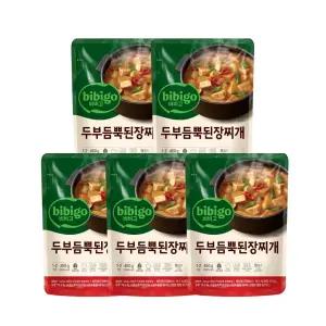 CJ 비비고 두부듬뿍 된장찌개 460g x5개