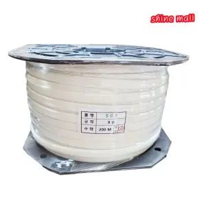 실리콘그라스 SGT튜브 8mm(파이) 1롤 200M/2칼라 택1/국산/UL인증 절연제/전기절연 내열보호