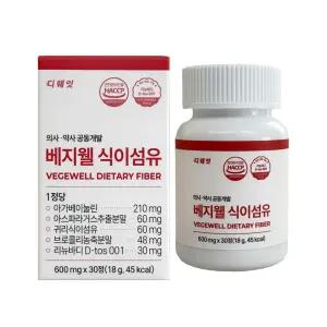 베지웰 식이섬유 식이섬유정 600mg x 30정 1개 / 써클