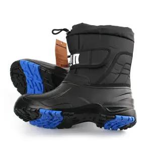 R2N 로드 방한부츠 - 남성 겨울 패딩부츠 라이더 털방한화 내피탈부착 끈조임가능