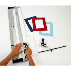 사진 액자용 매트보드를 자르는 데 사용되는 정통 로건 브랜드 350-1 컴팩트 엘리트 32인치 보드 장착 매트 커터