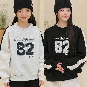 세레나 라인 기모 티셔츠 / 여아 주니어 의류 초등학생 옷