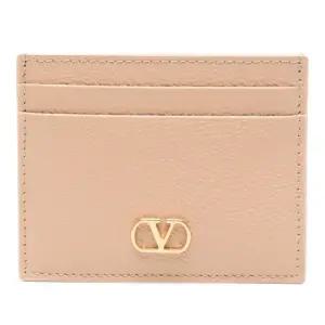 V로고 시그니처 가죽 카드 지갑 WP0AJ7SNP WRP