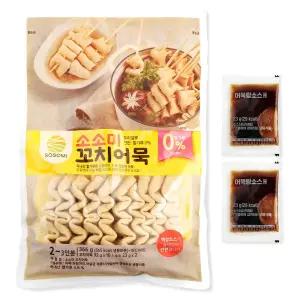 소소미 꼬치어묵 366g (10개입) 2봉 소스 포함 오뎅탕/캠핑요리/