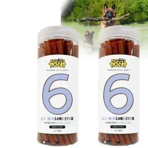 트릿 스틱 간식 시저 애견영양 6인치 롱스틱 연어 x2 (WF78CC8)