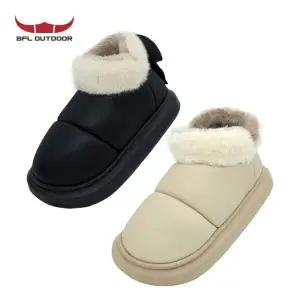 발편한 여성 리본 패딩 부츠 털 방한화 신발