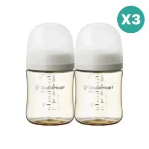 더블하트 젖병 PPSU 160ml 6개 젖꼭지 6개 베이지