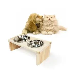 고품질 GDM 애견 식기 강아지 고양이 반려견 2구 (WFFAC94)