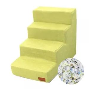 강아지 폼스텝 4단 라임 마블 1P 애견 관절 관리 계단 (WF7844D)