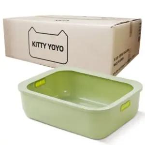 고품질 힐링타임 몽드 고양이 화장실 (그린) NH-3218 평판형화장실 (WFFFJ9F)