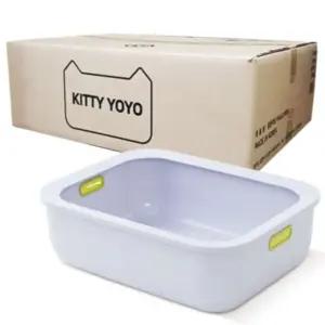 고품질 힐링타임 몽드 고양이 화장실 (퍼플 그레이) NH-3220 그레이 (WFFFJ9U)