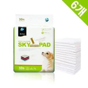 고품질 강아지 배변패드 스카이 아이 패드 42x52 50매x6 실내화장실 (WFFGOKD)