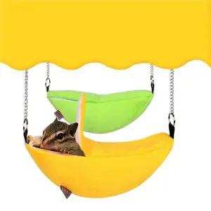 [골드스마일]햄스터 해먹 바나나 귀여운 하우스 침대