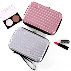[콩심팥심]하드 파우치 캐리어 여행용 화장품 가방 보관 캔디