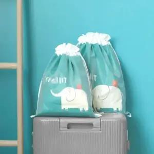 [콩심팥심]여행 비닐 방수 파우치 캐리어 세면 보관 가방