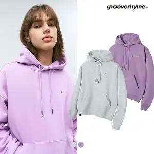 [그루브라임]유니) C53P47 3단쭈리 꽃로고자수 후드 (LRRSCTH143M)