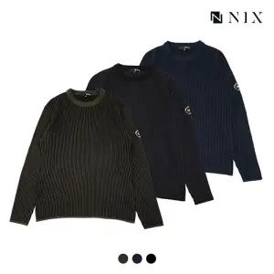 [NIX]남) 투톤 라운드 스웨터 (FNQWCWR103P)