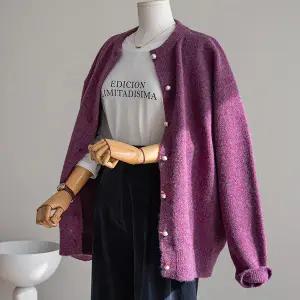 (안나앤플러스) A. 베티 보카시 울 가디건[가디건C0923H05] 빅사이즈