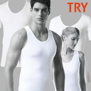 트라이 속옷/런닝/반팔티/여성/남성/순면/난닝구