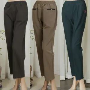 엄마옷 바지 정장 밴딩 팬츠 중년여성옷 할머니옷 빅사이즈 아줌마옷 봄 여름 가을 겨울 생신 선물 38 40 44 인