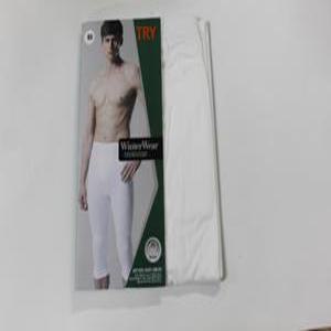 1 장  TRY 순면 라이프 7부하 얇은 하의 백색 내의  갱수네 화이트 코튼 남자 남성 내의 바지 7부 95 100 105 호