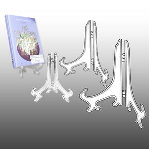 액자받침대 받침대 거치대 대 중 소 투명 나무이젤