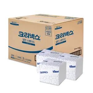 크리넥스 냅킨 스탠다드 12000매 53119 업소용 내프킨 테이블 티슈 (제품변경 5311968)