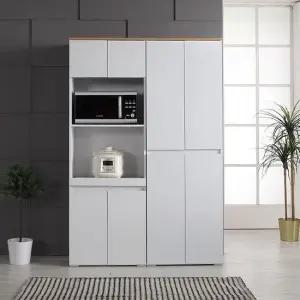 [우아미가구]드보라 렌지대 세트 수납형 1200