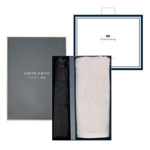 송월타올 호텔 뉴컬러 150g 3단우산 컬러 답례품 2매